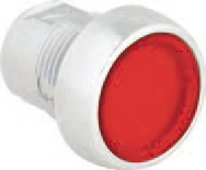 800F Pbutton Illum Metal Flush Green
