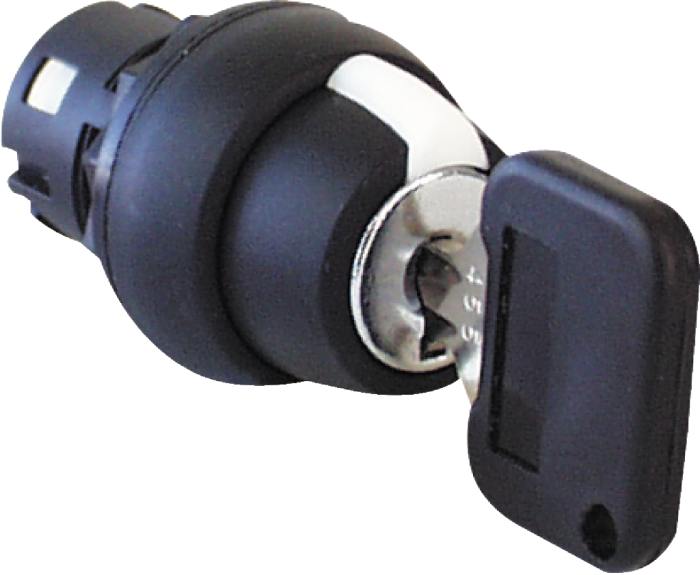 800F Key Switch 2Pos Plastic Maintained All Key Removal