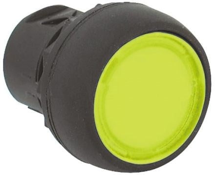 800F Pbutton Illum Plastic Flush Yellow