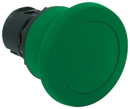800F Pbutton Mushroom Head 40mm Green