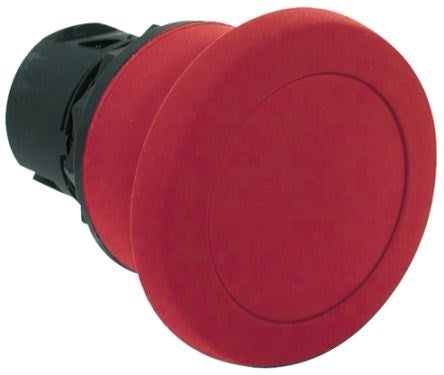 800F Pbutton Mushroom Head 40mm Red