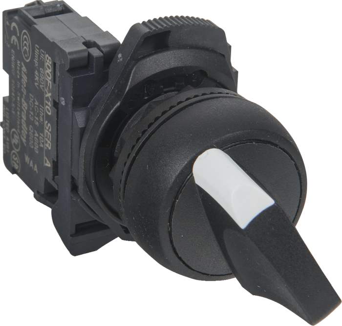 800F Selector Sw 2Pos Plastic Complete 1N/O