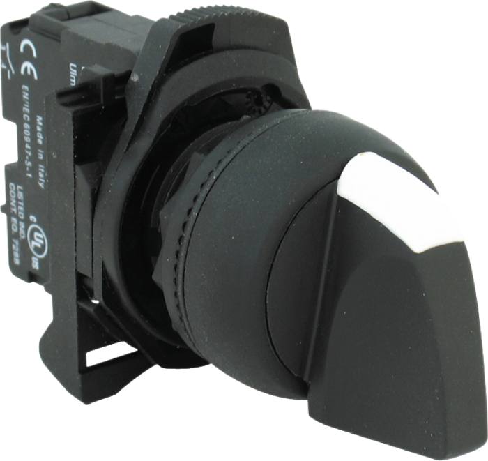 800F Selector Sw 3Pos Plastic Complete 2N/O
