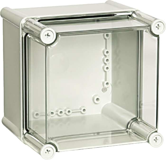 P1-TS Enclosure 190 x 190 x 130mm Clear