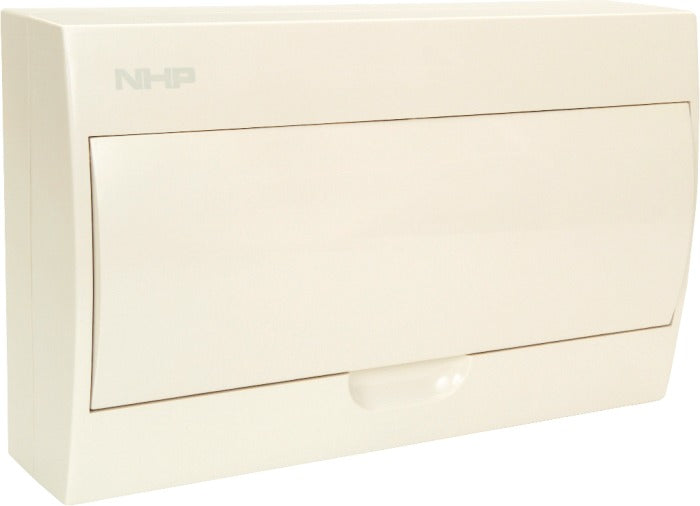 MOD6 Switchboard 18-Way Surf Mount White Door