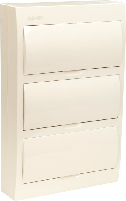 MOD6 Switchboard 36-Way Surf Mount White Door
