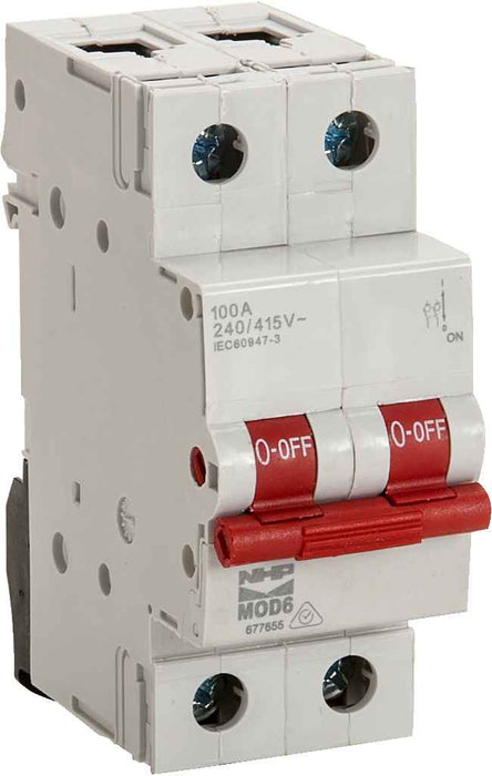 MOD6 Main Switch 2P 100A
