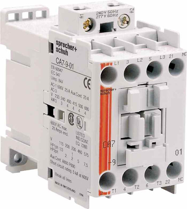 CA7 Contactor 4P 4kW 2N/O 2N/C 110VAC