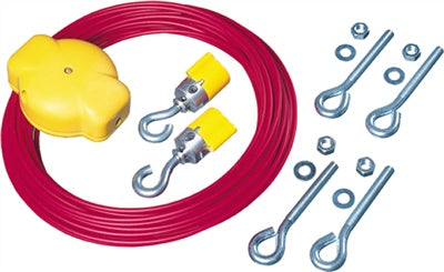 Lifeline Rope Tensioning Kit 3x Eyebolts 5m