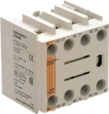 CA7 Aux Contact Block 4N/O Top