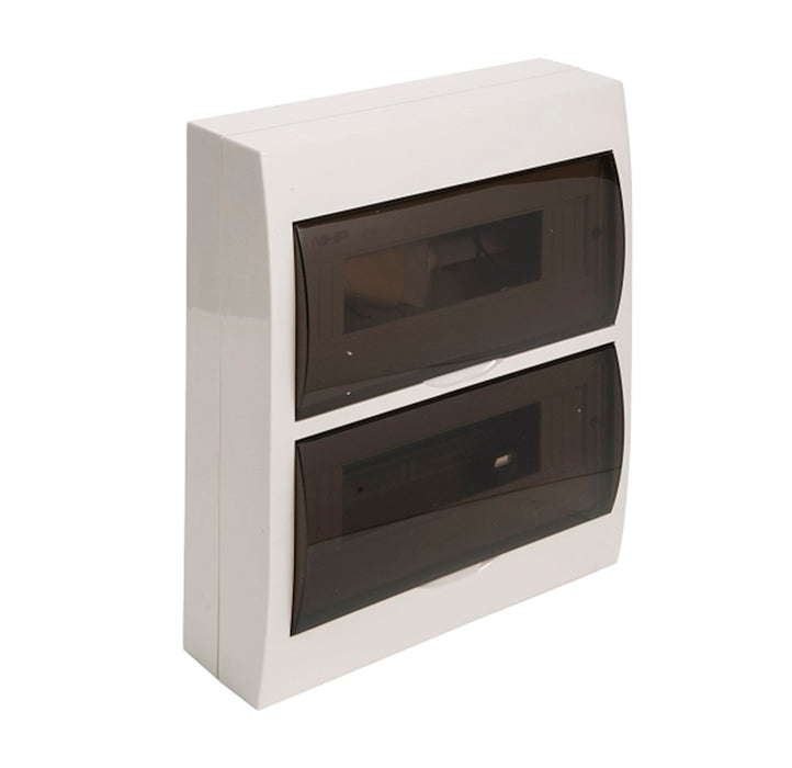 MOD6 Switchboard 24-Way Surf Mount Transp Door