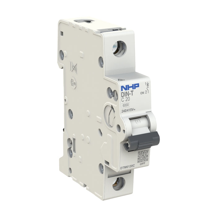 DIN-T MCB 1P 1A 10kA C-Curve