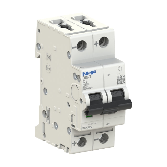 DIN-T MCB DC 2P 20A 10kA C-Curve