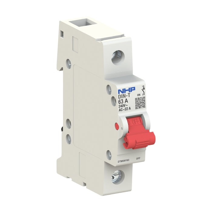 DIN-T Main Switch 1P 63A
