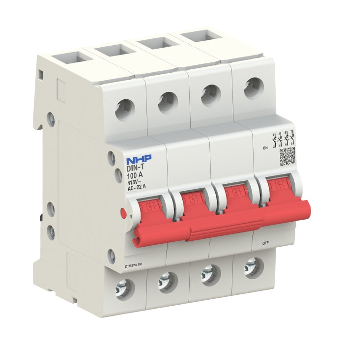 DIN-T Main Switch 4P 100A