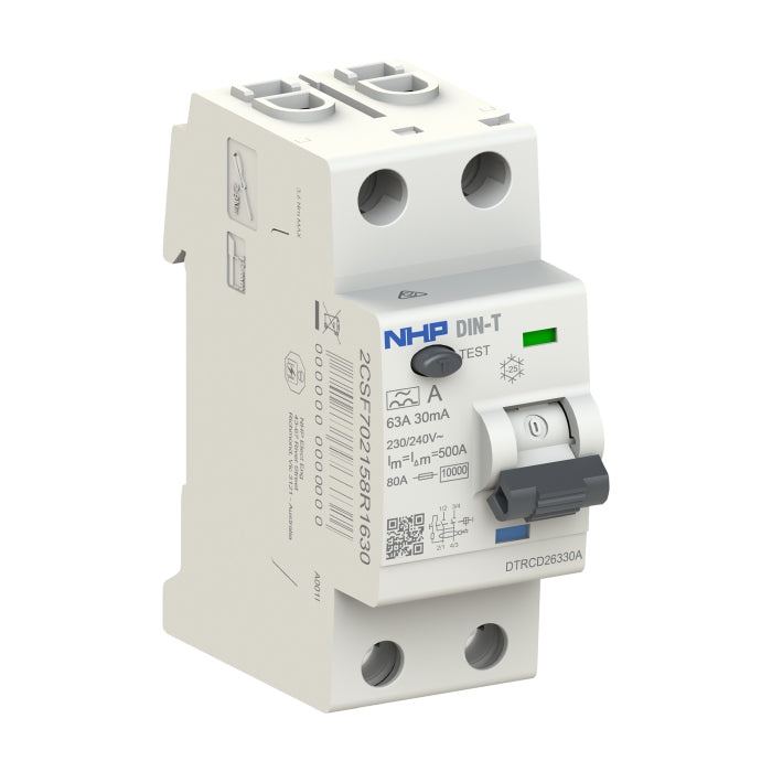 DIN-T RCCB 1P+N 40A 100mA Type A 36mm