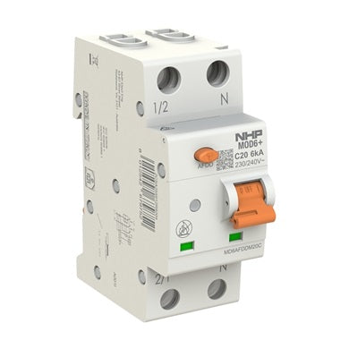 MOD6+ AFDD MCB 1P 16A 6kA C-Curve