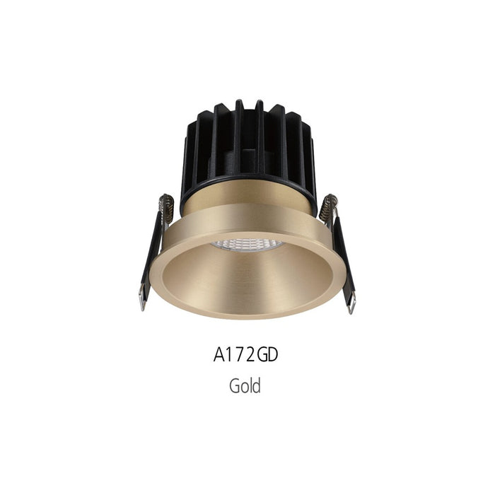 Titan Downlight 11W 3k 75mm Cut Out 60D Dim Gold IC-F