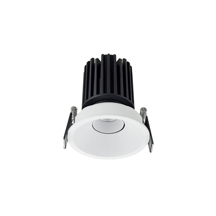 Titan Downlight Tilt 8W 3k 75mm Cut Out Dim White ICF