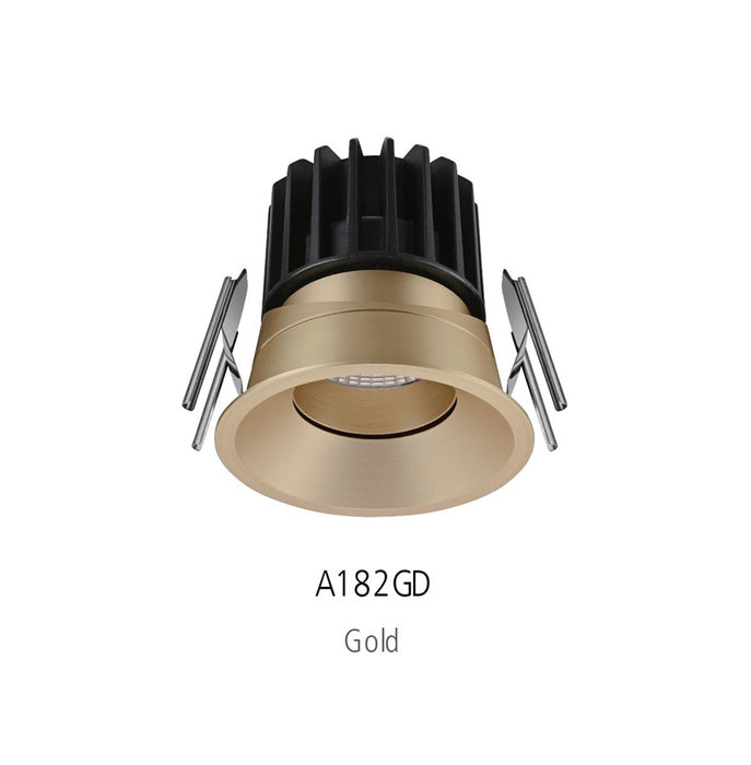 Titan Downlight Tilt 11W 3k 75mm Cut Out 60D Dim Gold I-CF