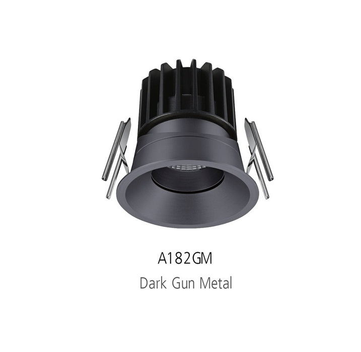 Titan Downlight Tilt 11W 3k 75mm Cut Out Dim Gun Metal I-CF