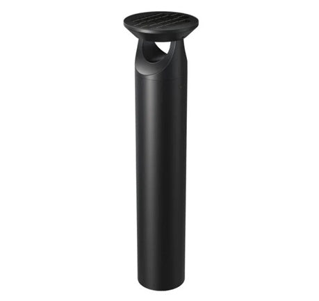 Aurora Solar Bollard 3w 3000k 230x900mm IP66 Non Dim Black
