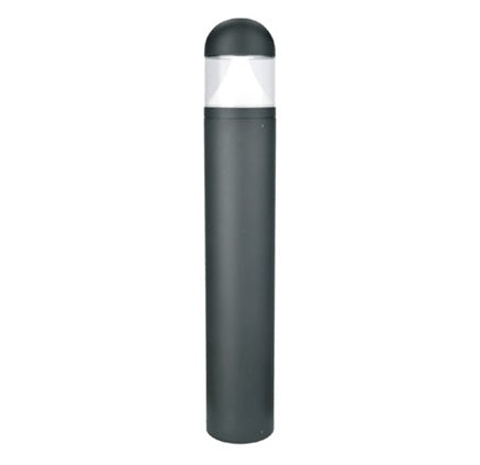 Aurora IV Bollard Dome 25w CCT 3/4/5k IP65 Non Dim Black