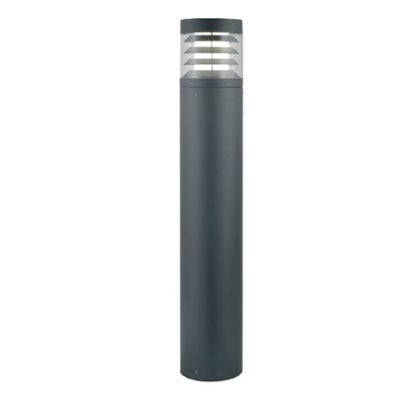 Aurora IV Bollard Louvre 25w CCT 3/4/5k IP65 Non Dim Black