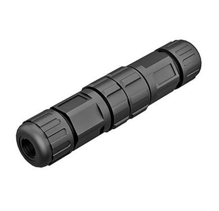 Plymouth II Connector 2 way Black