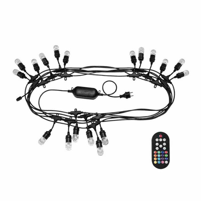 Dereko LED Festoon String Light RGBW (2700K) Kit