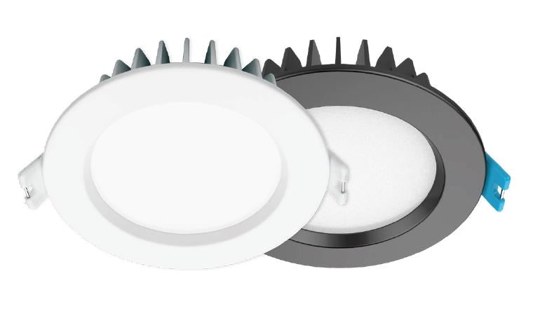 Mercury Downlight 10w IP44 Rnd Tricolour Dim Black