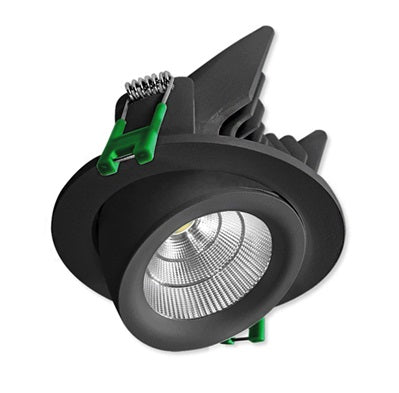 Oslo Gimble Downlight 9w 3k 82mm BLK