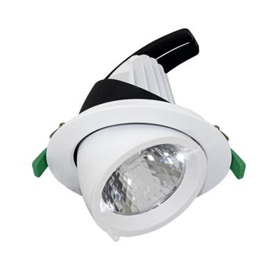 Carmel Downlight Gimble 125mm IC-F IP20 RND 4000k Dim White