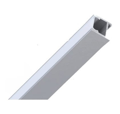 LED Strip Channel Square Flat Opal Diffuser 2m