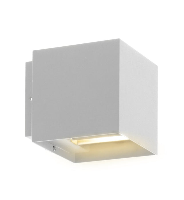 Loto II Up & Down Wall Light 10w IP65 3000k Matt White