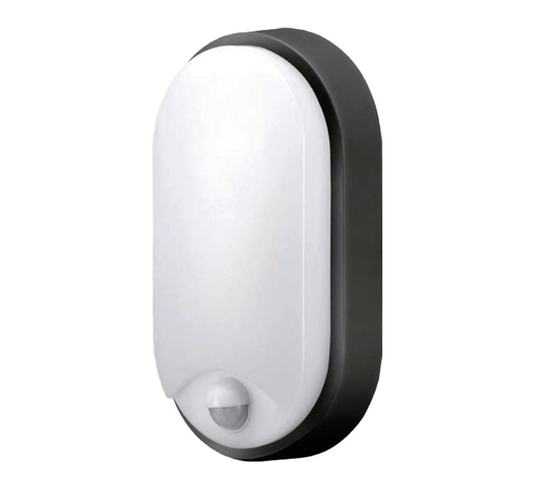 Tui Bulkhead Oval 14w PIR Sensor IP65 Tri-Colour