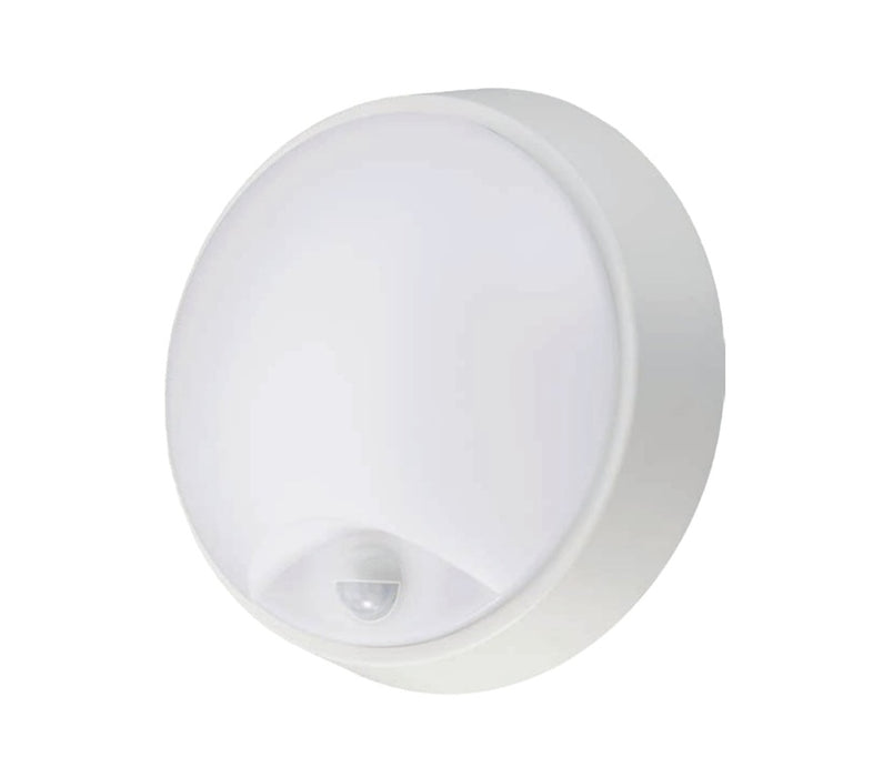 Taiko Oyster Bulkhead  214mm 14w PIR Sensor IP65 Tri-Colour