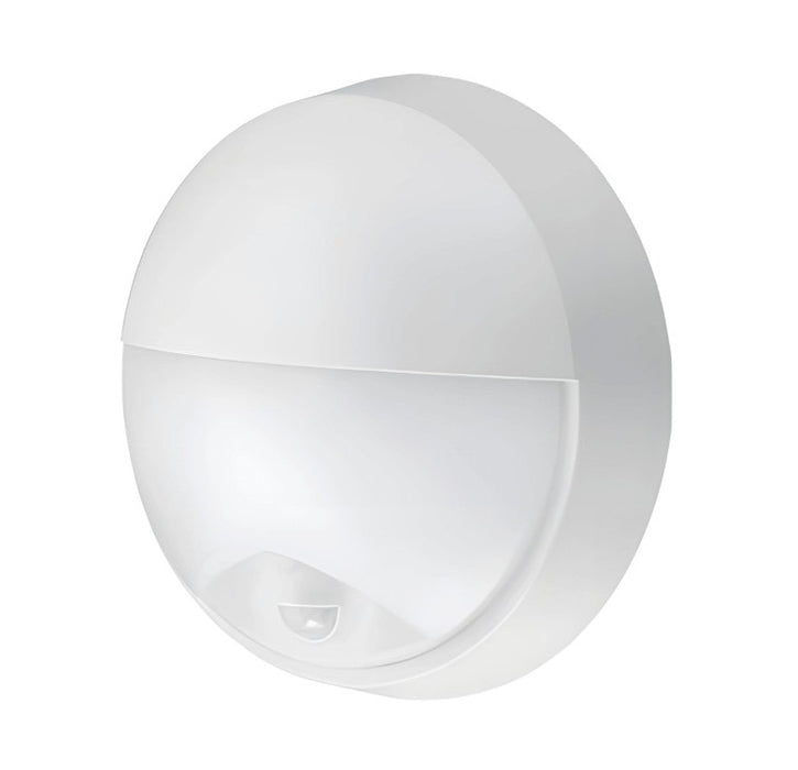 Taiko Oyster Eyelid Bulkhead 214mm 14w PIR IP65 Tri-Colour