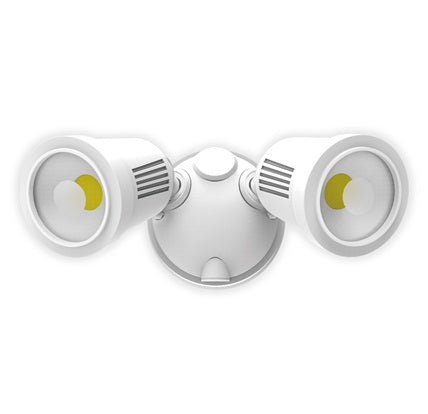 Stargem IV Twin Security Light PIR 2x12w CCT IP54 Black