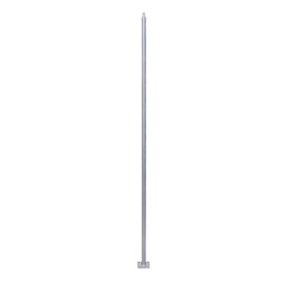 Light Pole 6m Silver with pre-mounting accessories