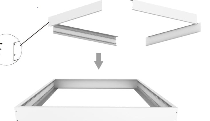 Surface Mounted Kit 1200 x 300 x 70mm
