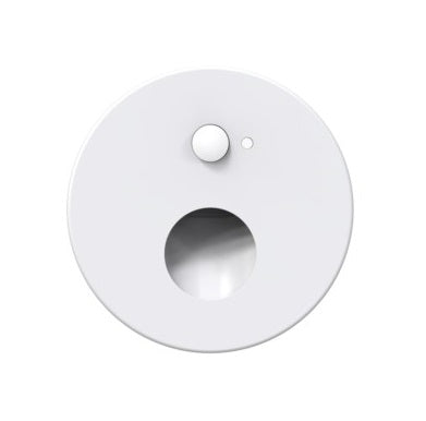 Liona Step Light Round 3w 3000k IP44 PIR and Daylight White