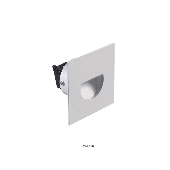 Darham LED Stair Light 1.5W 110lm 3k Recessed White