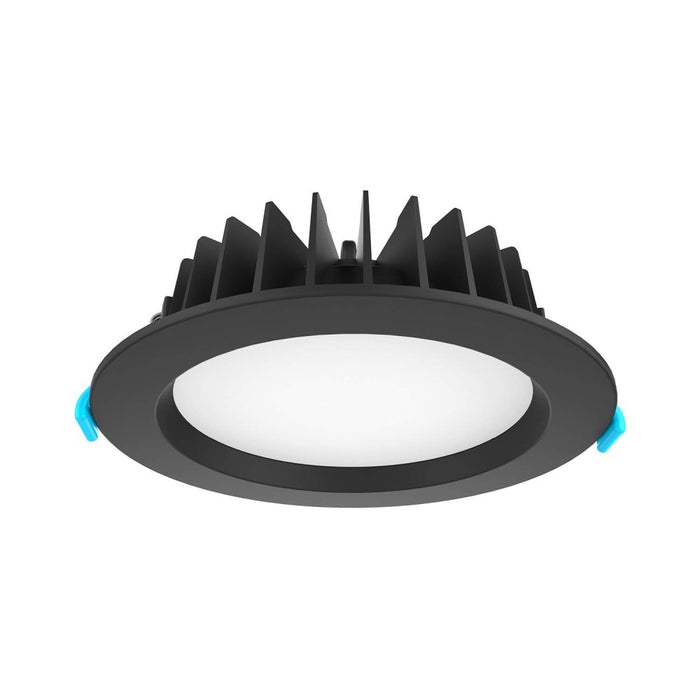 Mercury Downlight 15w IC-F IP44 Rnd Tri-Colour Dim Black