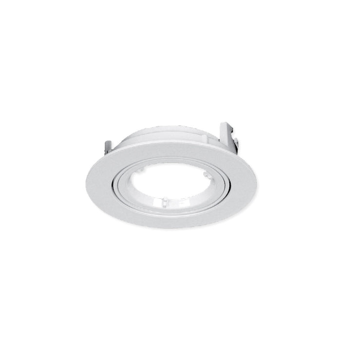 Unifit Downlight Frame Fixed 72mm Cutout White