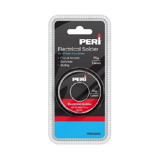 Peri Electrical Solder 60/40 1.6mm x 55g PES1655G