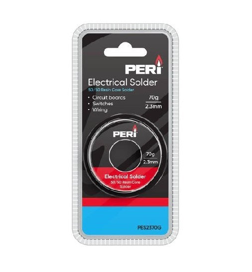 Peri Electrical Solder 50/50 2.3mm x 70g PES2370G