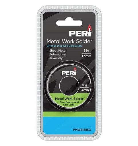 Peri Metal Work Solder 1.6mm x 85g PMWS1685G