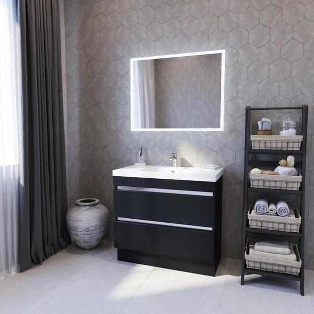 Broadway Mirror 600mm LED Lighting & Demister (Touch Button)