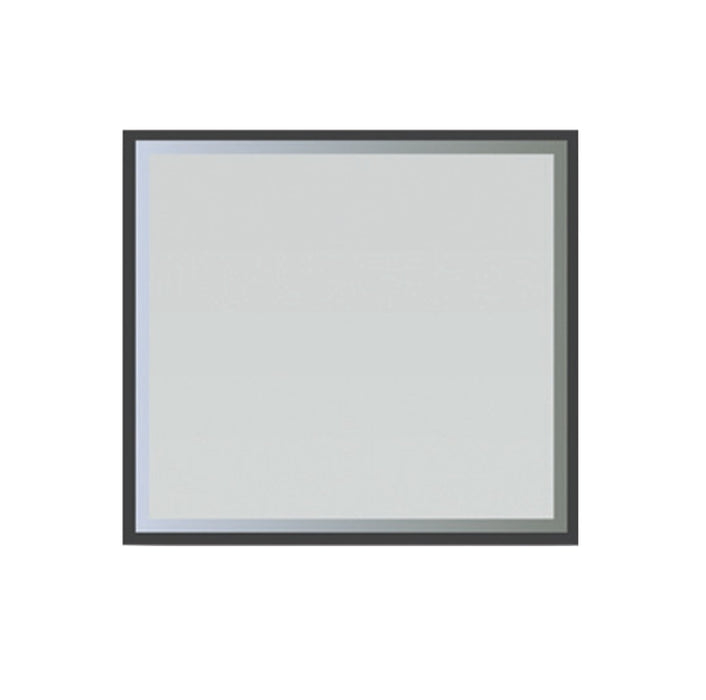 Broadway Mirror 750mm LED Lighting & Demister Black Frame